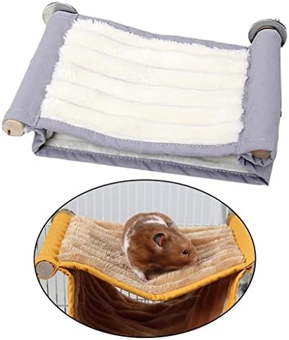Dolity Sıcak Hamster Hamak Yuva Cradle Kafes Oyuncak Evi Salıncak Çift Katmanlı Asılı Yatak Fareler, Sıçanlar, Gelincik, Küçük