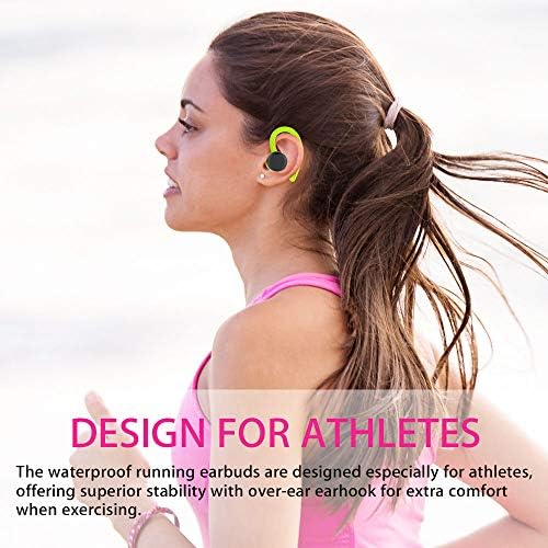 Spor Kulak içi TWS Kulaklık APEKX Gerçek Kablosuz Bluetooth 5.1 Spor Kulaklık, IPX7 Su Geçirmez Stereo Ses, Spor Salonu Antrenmanları