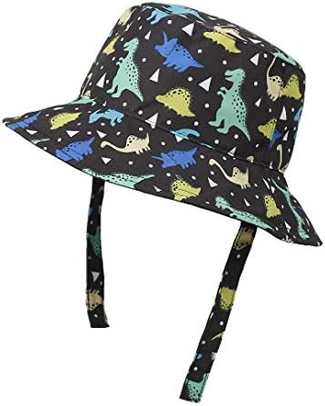 MaxNova Yürümeye Başlayan güneş şapkası Yaz UPF 50 + Çift Taraflı Aşınma Geri Dönüşümlü Kova Şapka Bebek için