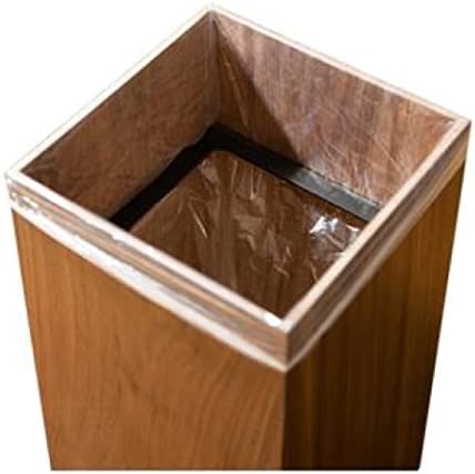 Çöp kutuları Ahşap Basınç Halkalı Ahşap Çöp Tenekesi Ahşap Tahıl Kağıt Sepeti Banyo,Oturma Odası için İç Namlulu Çöp Sepeti