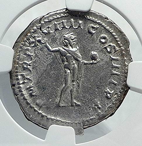 1 BU CARACALLA Otantik Antik 216AD Roma AR Roma C Antoninianus (Çift-Denarius) Ch VF NGC